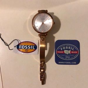 Fossil Georgia watch in rose gold